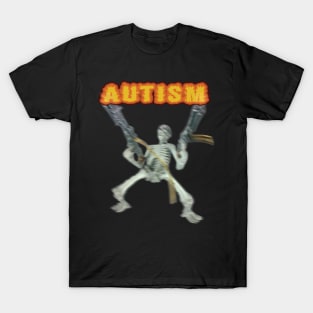 Autism Skeleton Meme T-Shirt